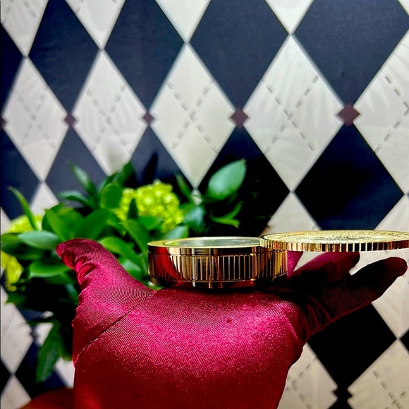 Collectible Coin Clock Presidential Seal Gold Quartz Seiko Alarm Vintage Luxury - Picture 14 of 16